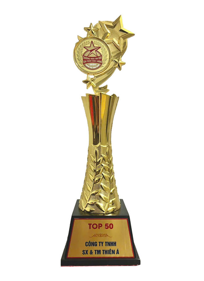 Vinh danh top 50 Thương hiệu Tin cậy, Sản phẩm Chất lượng, Dịch vụ Tận Tâm