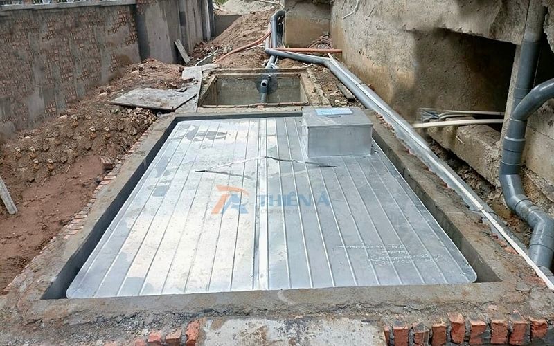 Bể nước ngầm inox Long Biên