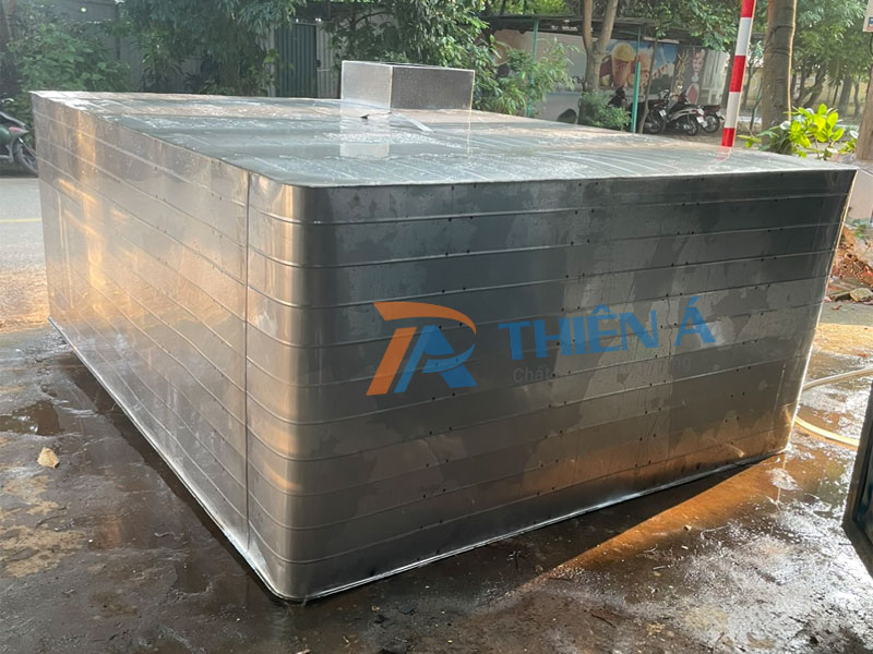 Bể Vuông Inox Đặt Nổi Sản Xuất Theo Yêu Cầu