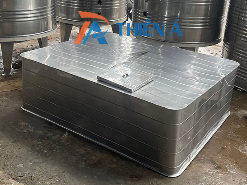 Bể Vuông Đặt Nổi Inox 304 Thiên Á