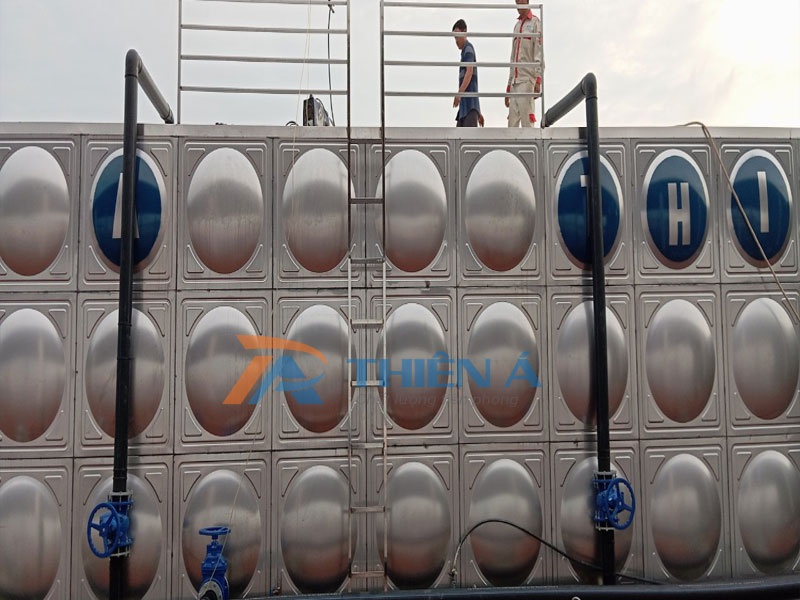 Dự Án Bể Nước Lắp Ghép Inox Tại Nhà Máy HMT, KCN An Dương, Hải Phòng