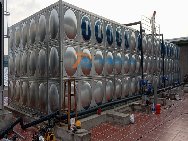 Dự Án Bể Nước Lắp Ghép Inox Dung Tích 360m³ Tại Nhà Máy HMT, Khu Công Nghiệp An Dương, Hải Phòng