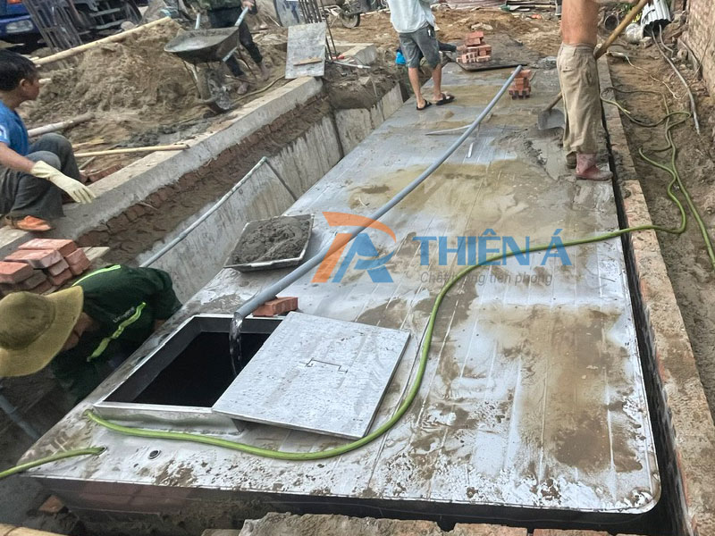Dự Án Bể Nước Ngầm Inox Của Khách Sạn Tại Hà Nội