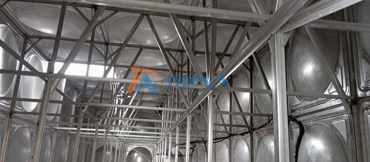 Dự Án Bồn Nước Lắp Ghép Inox - MEDLATEC Thanh Xuân