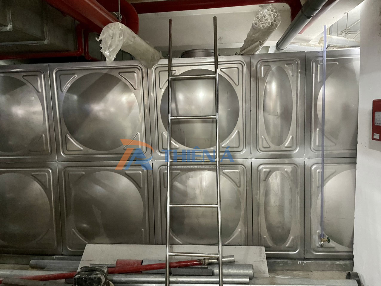 Dự Án Bồn Nước Lắp Ghép Inox - MEDLATEC Thanh Xuân