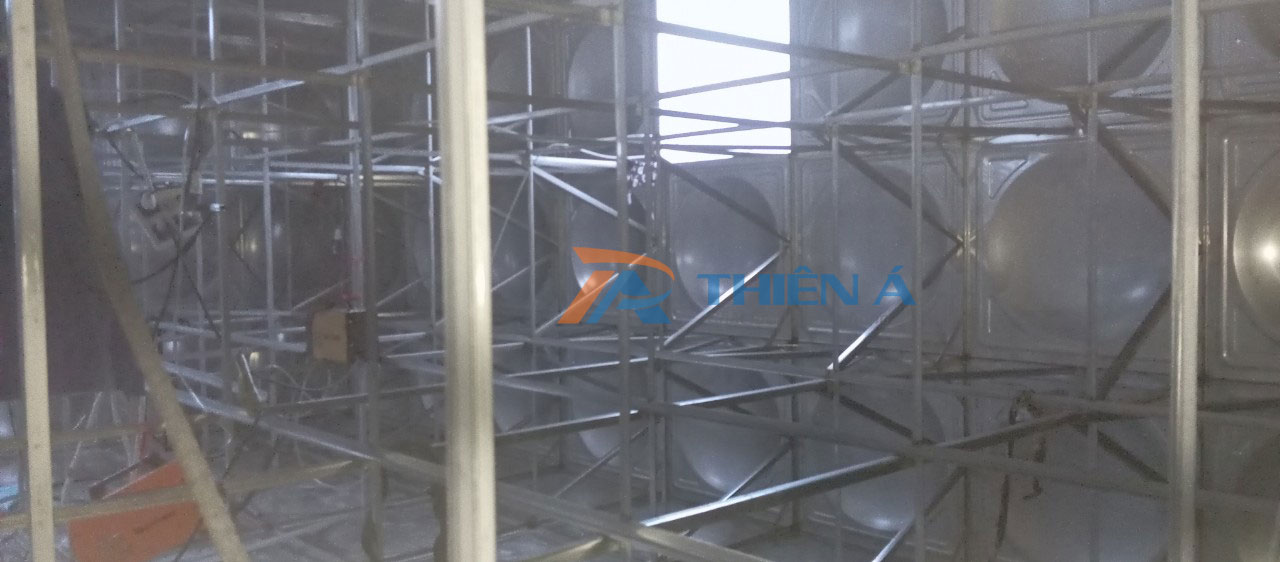 Dự Án Bồn Nước Lắp Ghép Inox - MEDLATEC Thanh Xuân