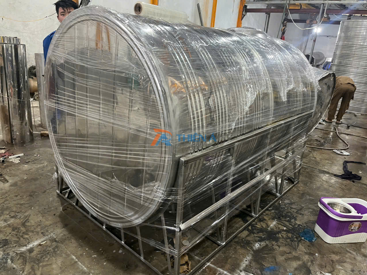Nơi chuyên sản xuất bồn inox đặt tại hà nội