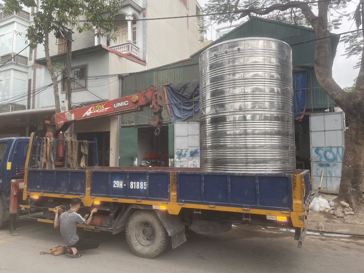 gia công bồn inox công nghiệp Hà Nội