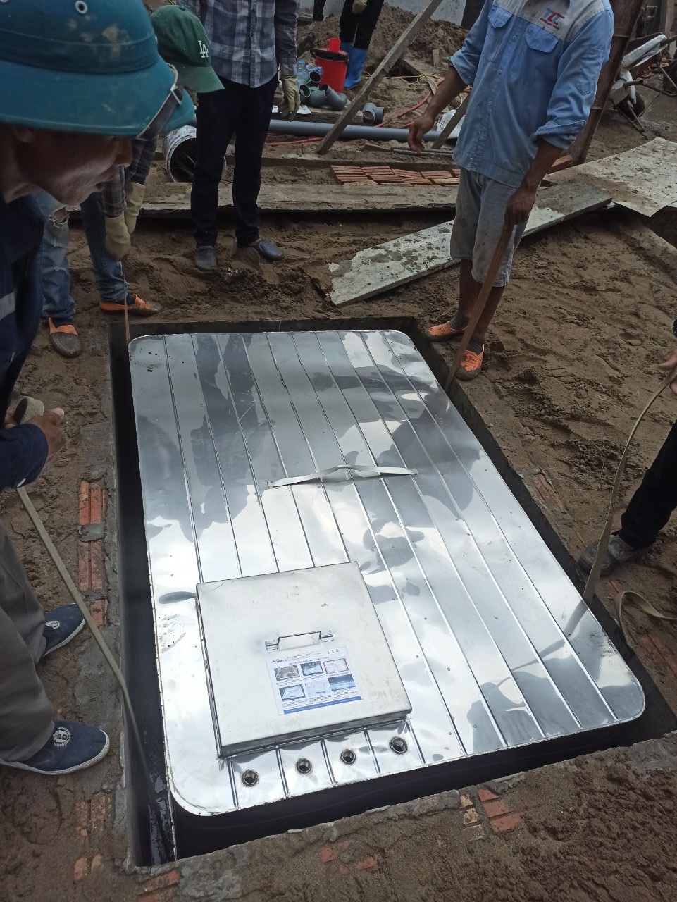 sản xuất bể nước ngầm inox theo yêu cầu 1